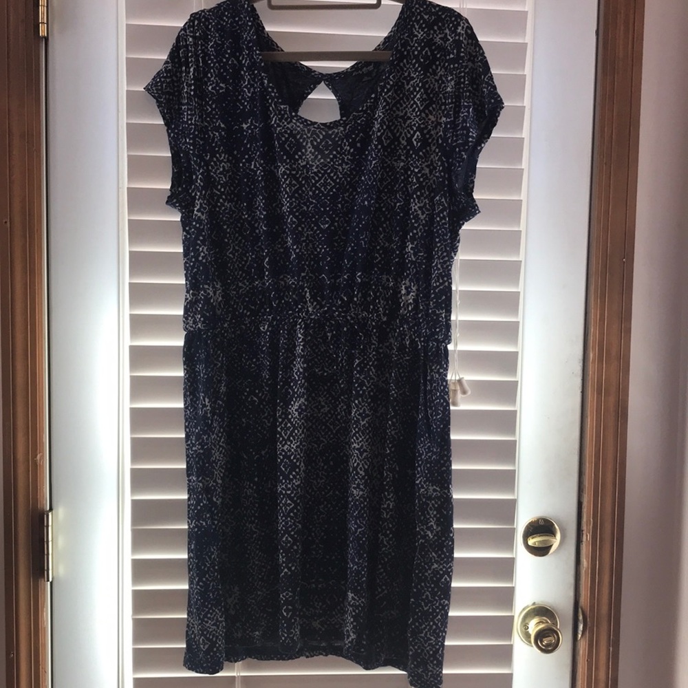 Lucky Brand Relaxed cinched waist dress